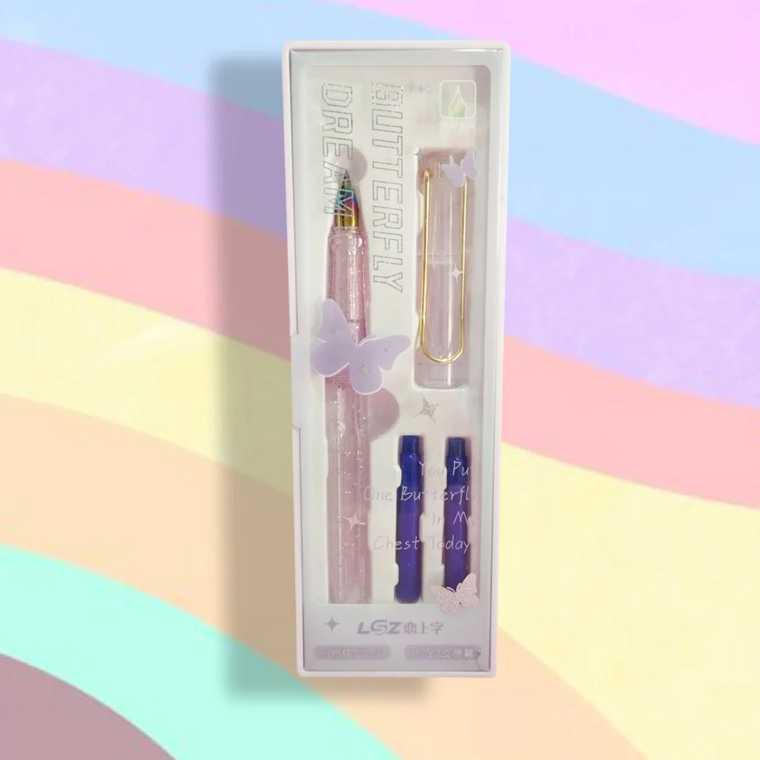 Cute Butterfly Fountain Pen for Girls – Elegant Dream Design
