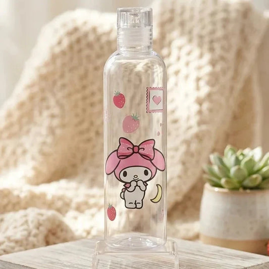 Cartoon Printed Transparent Water BottleCartoon Printed Transparent Water Bottle