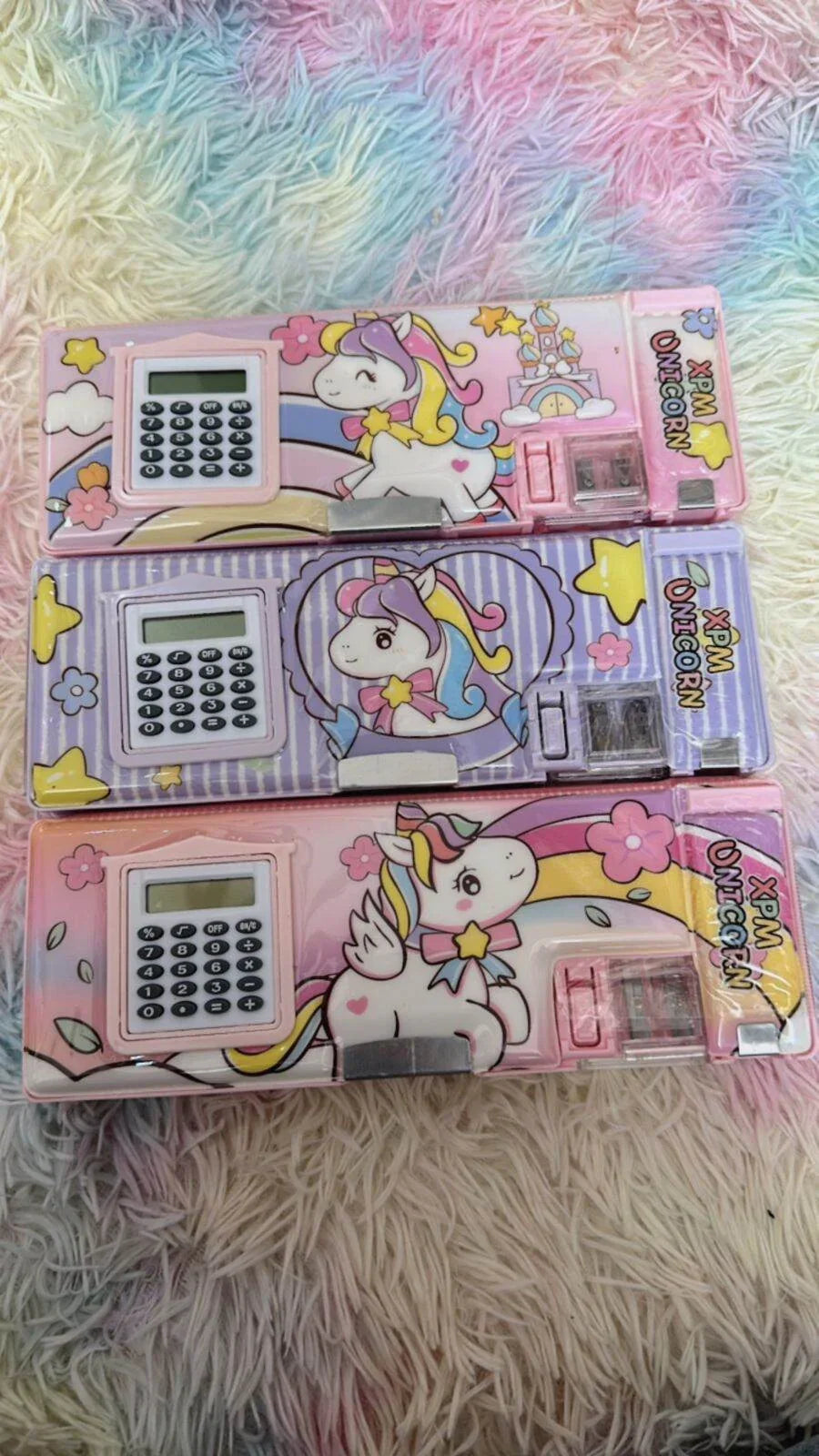 FaFancy Math Geometry Box with Calculator XPM-555-7 for School & College