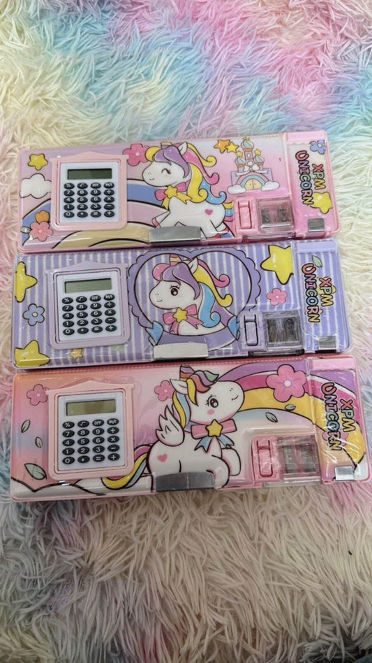 FaFancy Math Geometry Box with Calculator XPM-555-7 for School & College